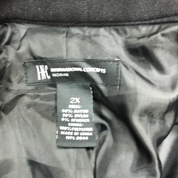 Black Ruffled Blazer - Picture 4 of 7